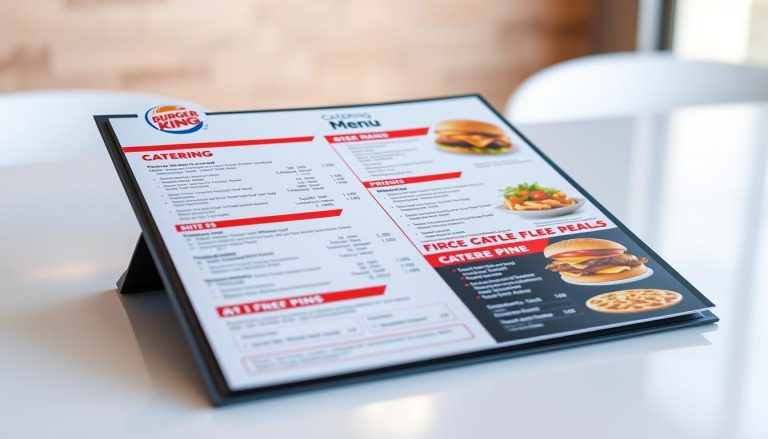 Burger King Catering Menu