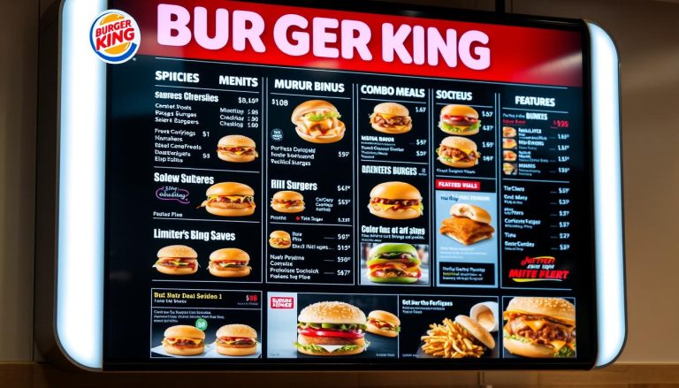Burger King Menu With Prices