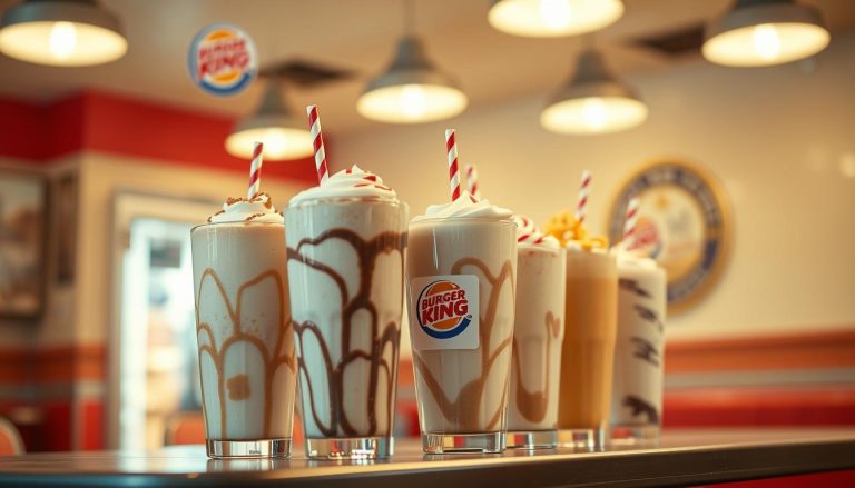 Burger King Milkshakes Menu