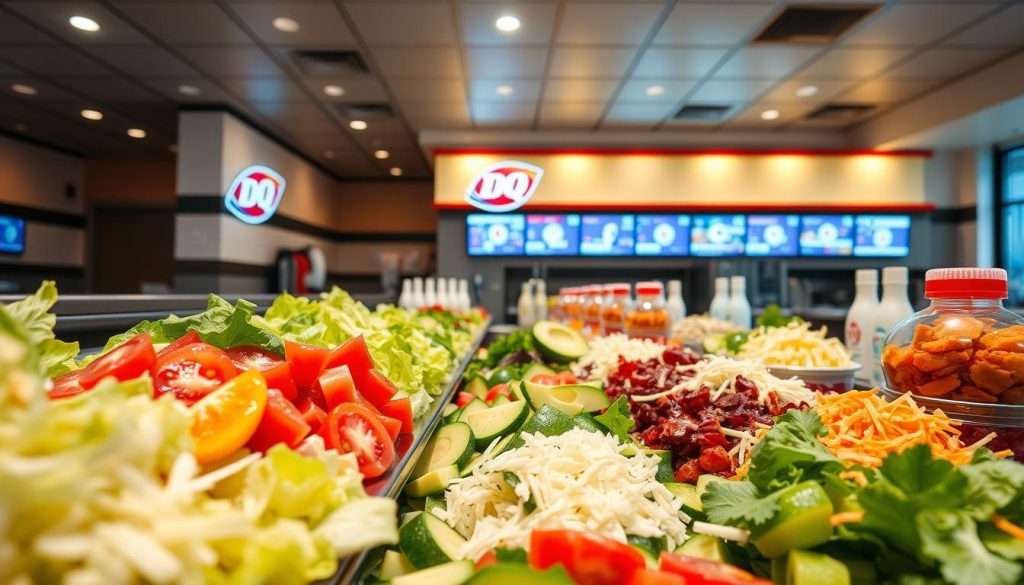 Customizing Dairy Queen salads