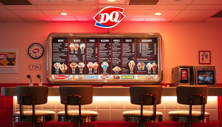 Dairy Queen Ice Cream Menu