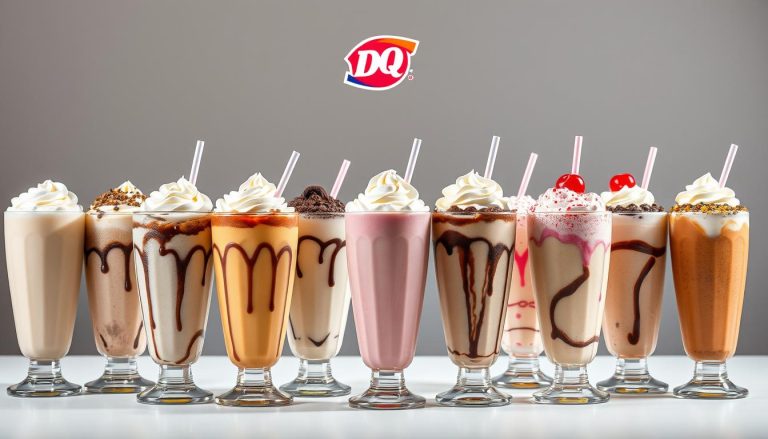 Dairy Queen Milkshakes Menu