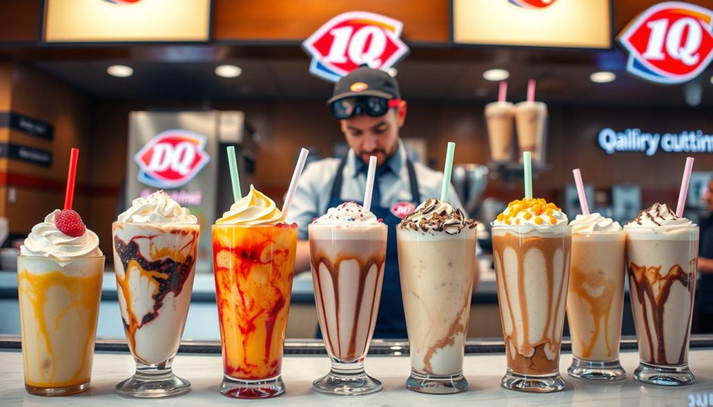 Dairy Queen custom shakes