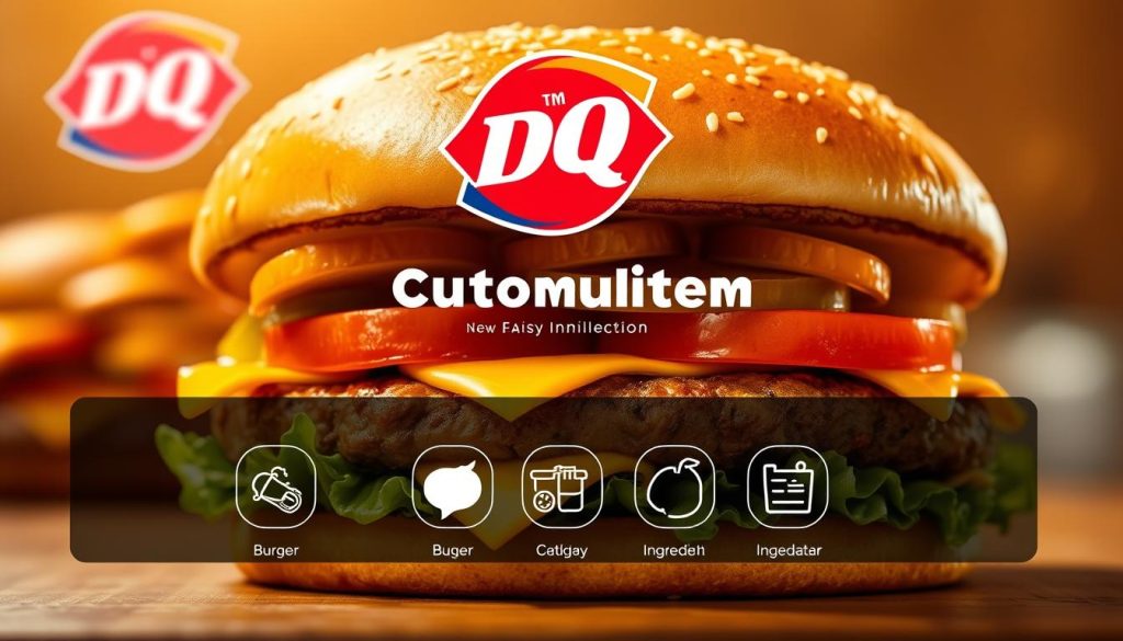 Dairy Queen customize burger