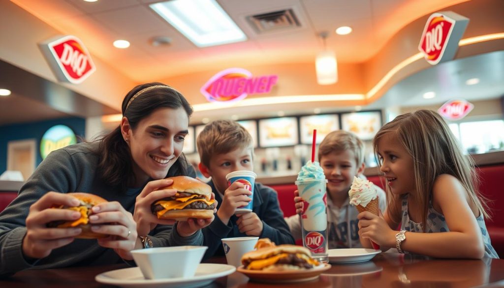 Dairy Queen family dining