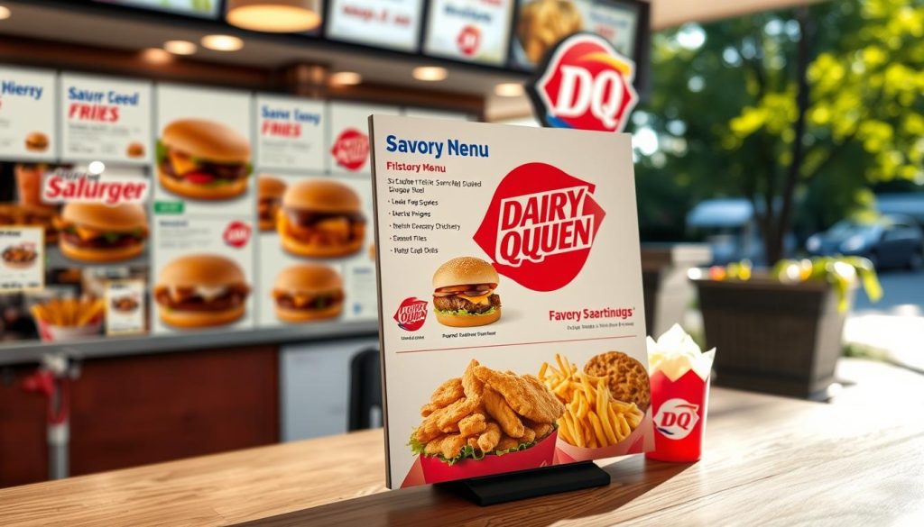 Dairy Queen food menu