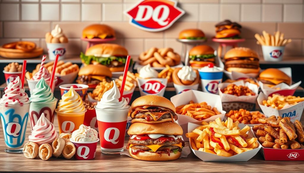 Dairy Queen food menu options