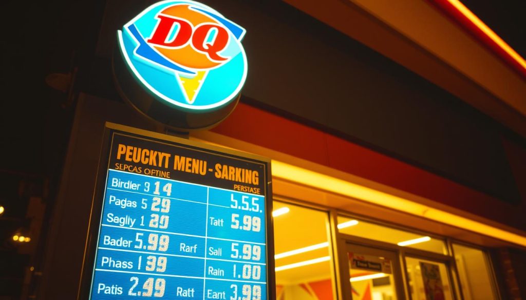Dairy Queen ice cream prices