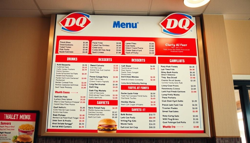 Dairy Queen menu prices