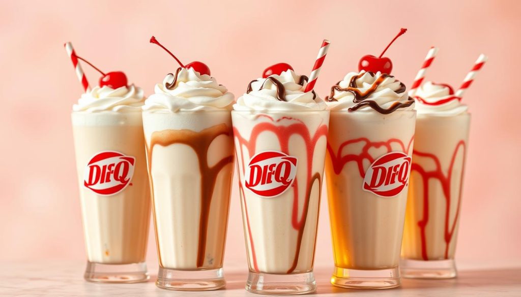 Dairy Queen milkshakes