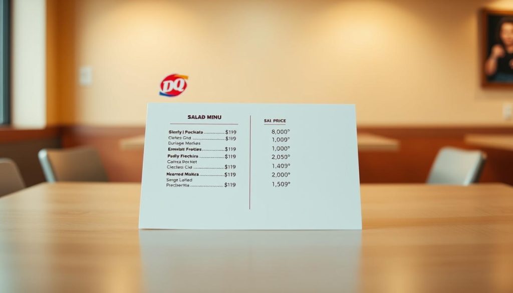 Dairy Queen salad prices