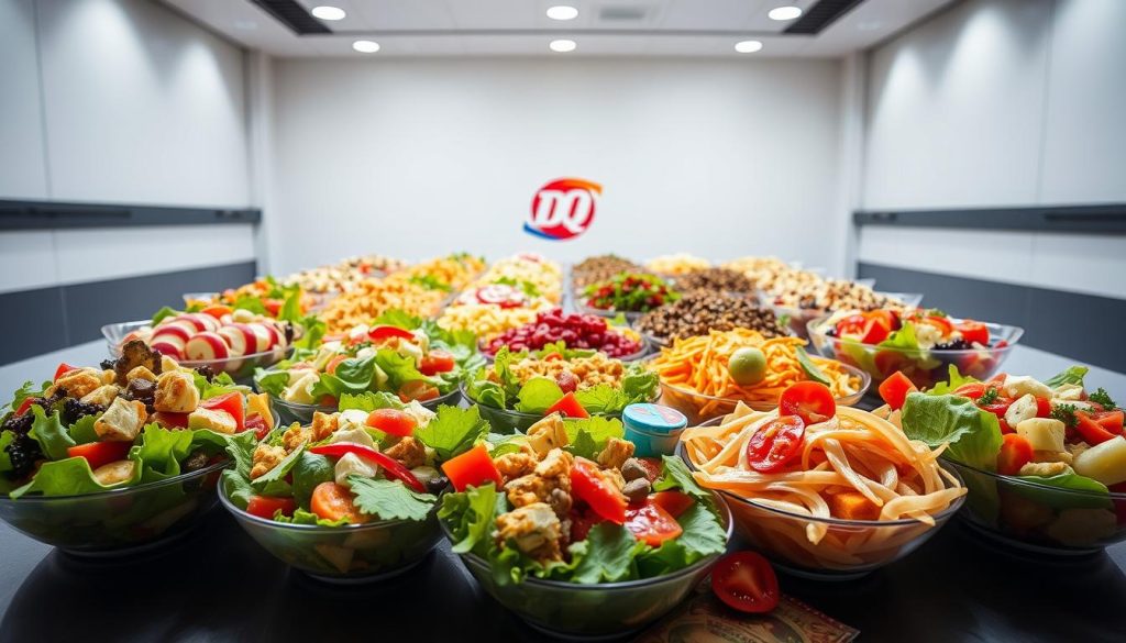 Dairy Queen vs other fast food salads