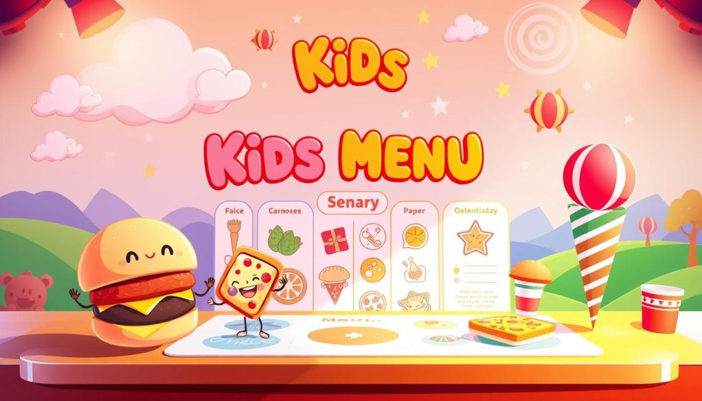 Interactive Kids Menus