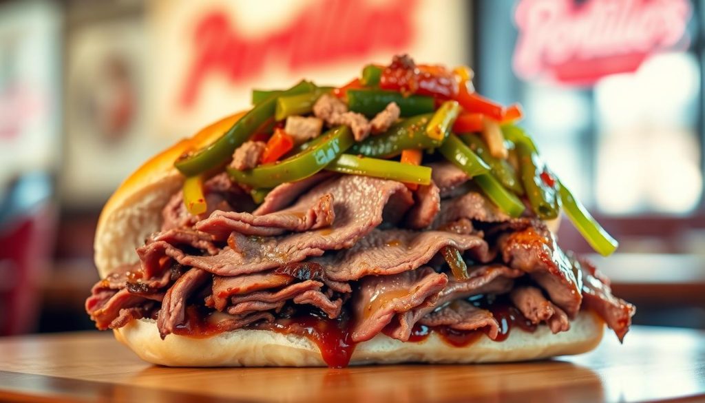 Italian Beef Sandwich at Portillo's