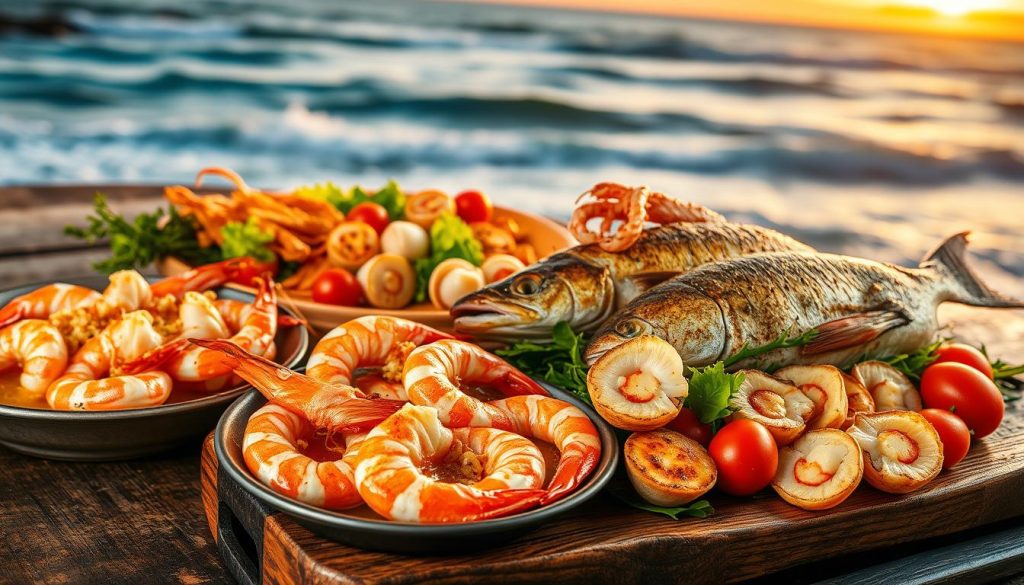 Mouthwatering seafood