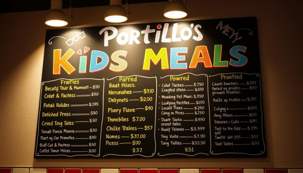 Portillo's Kids Meal Prices