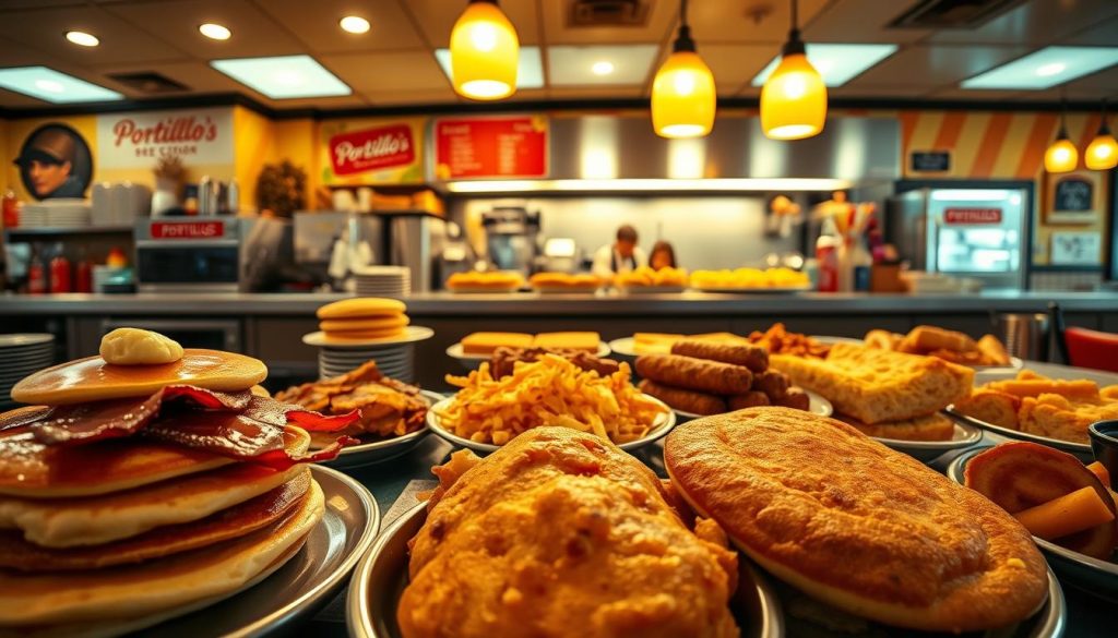 Portillo's breakfast options