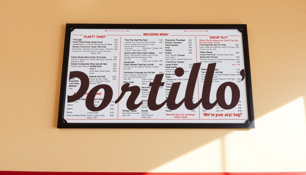 Portillo's menu prices
