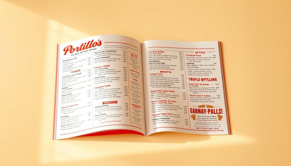 Portillo's menu prices
