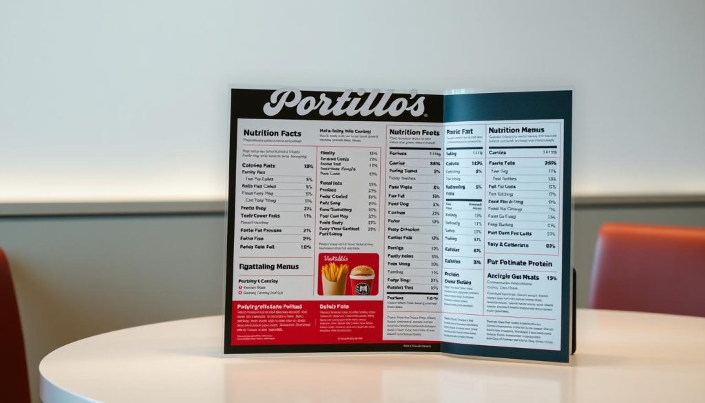 Portillo's nutritional information