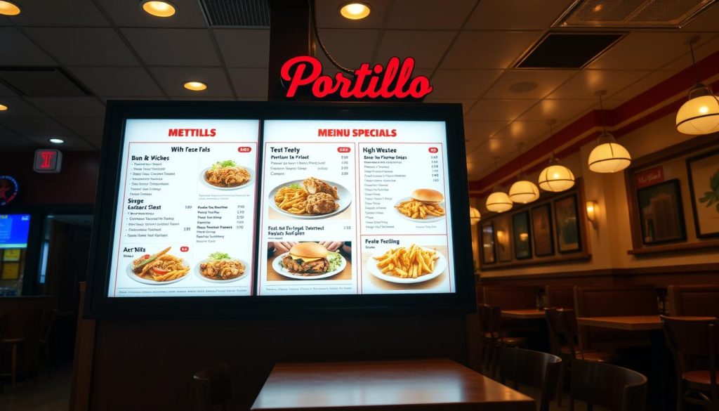 Portillo's online menu specials