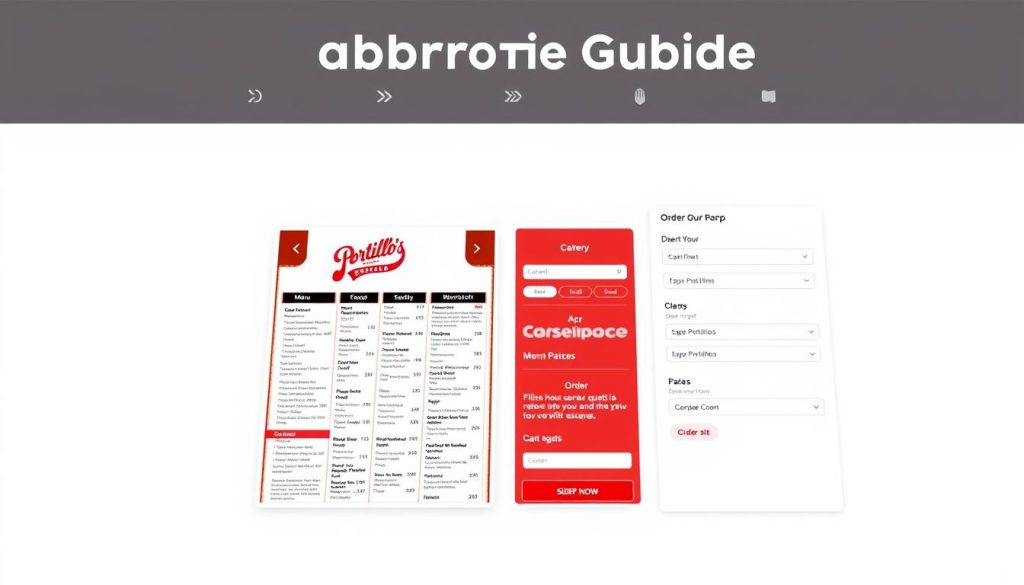 Portillo's ordering guide