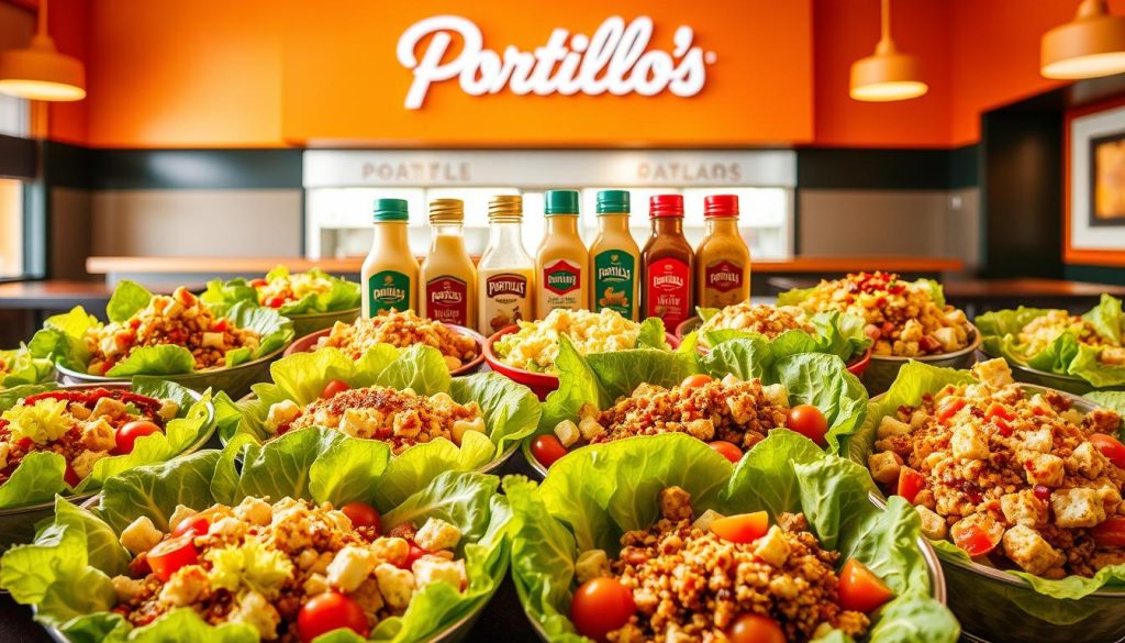 Portillo's salad selections
