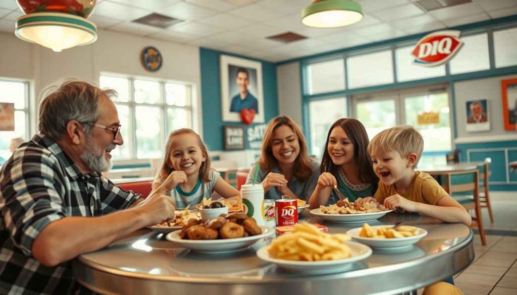 family dining Dairy Queen