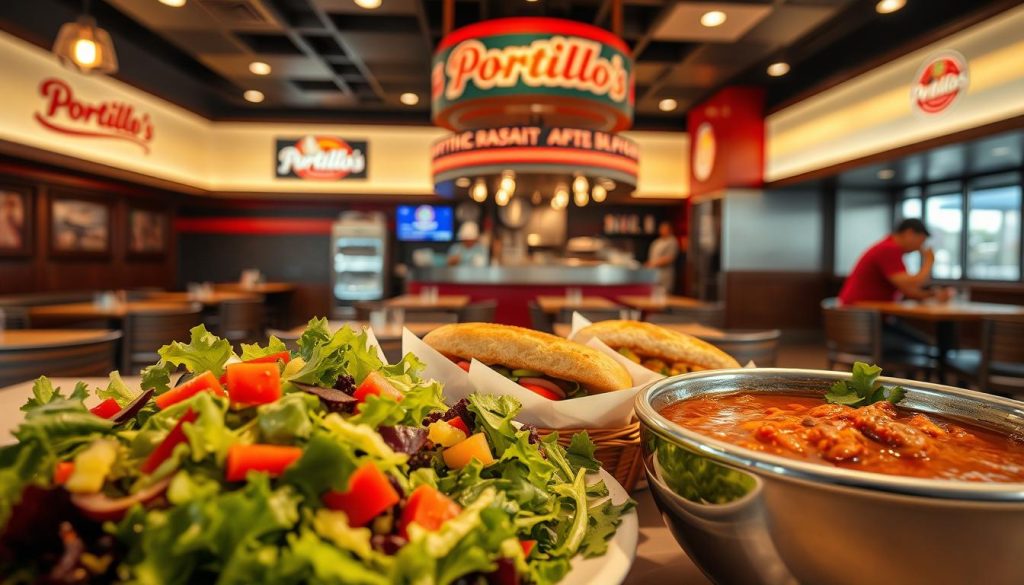 vegetarian options at Portillo's