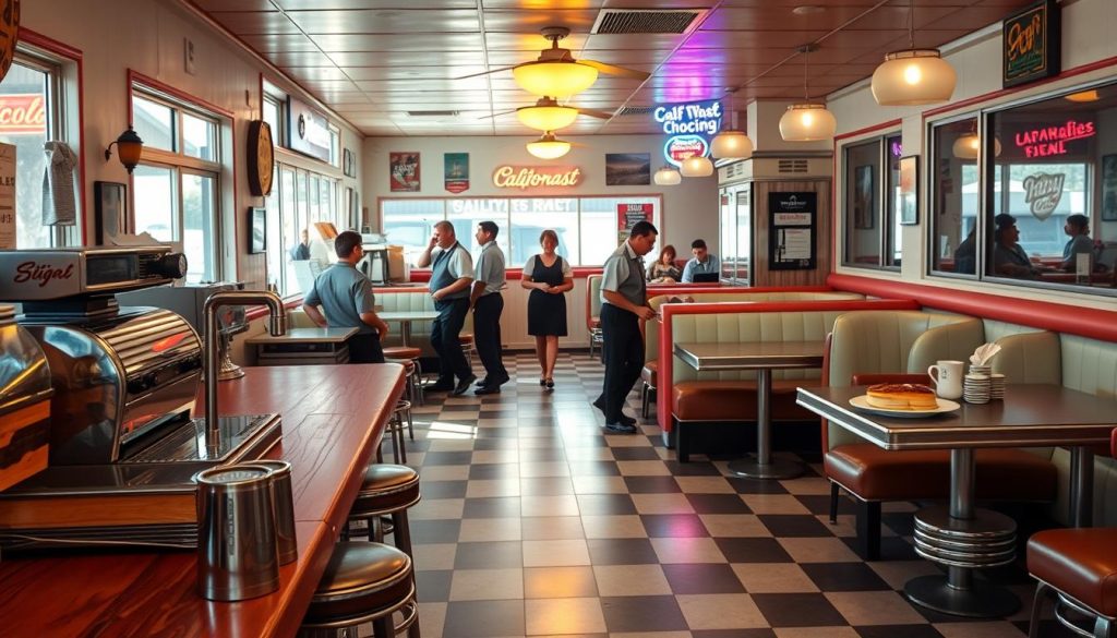 California breakfast diner