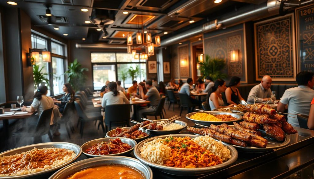 California halal cuisine
