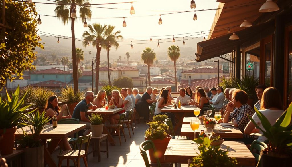 California outdoor dining options