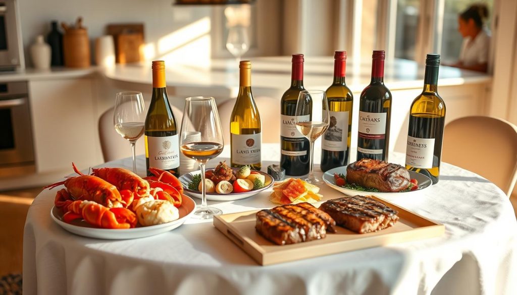 California wines pairing with seafood