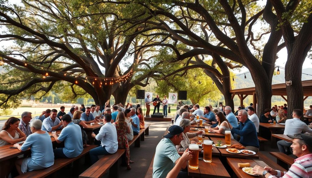 German beer garden California