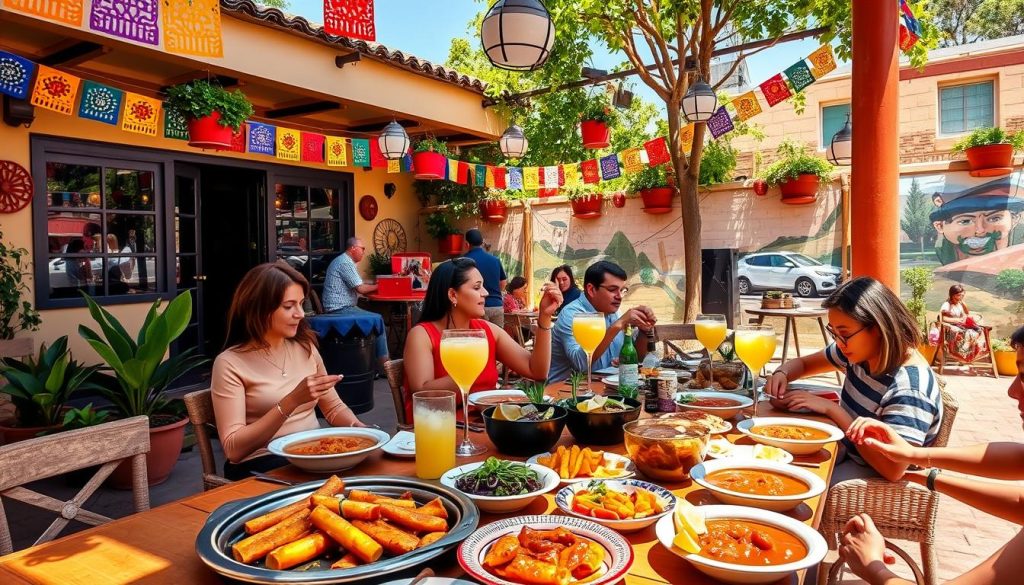 Mexican dining experience in California