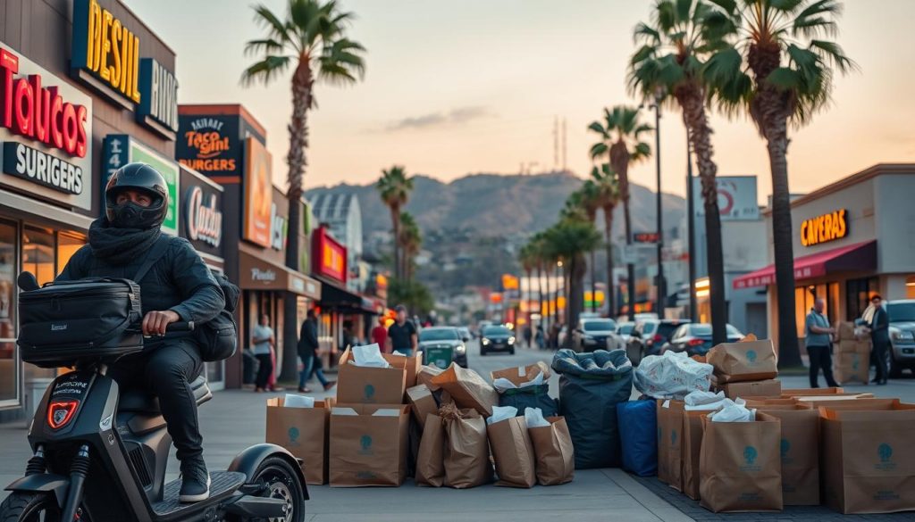 Southern California food delivery