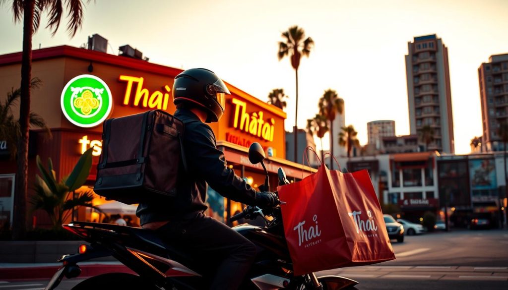 Thai restaurant delivery California