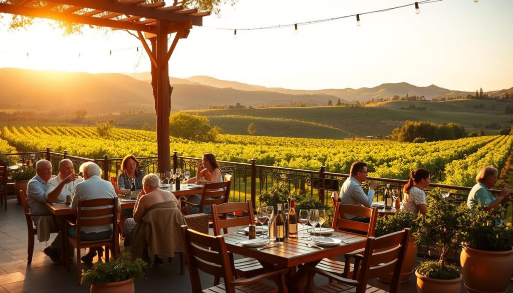 alfresco dining California