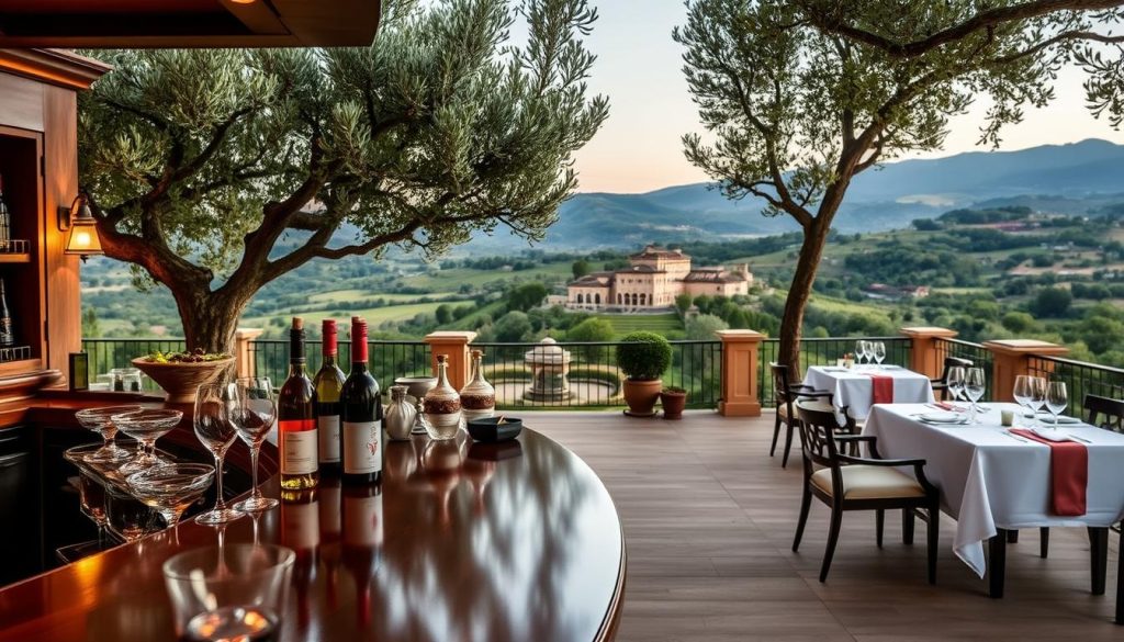 craft cocktails and fine wines at Villa Castrioti