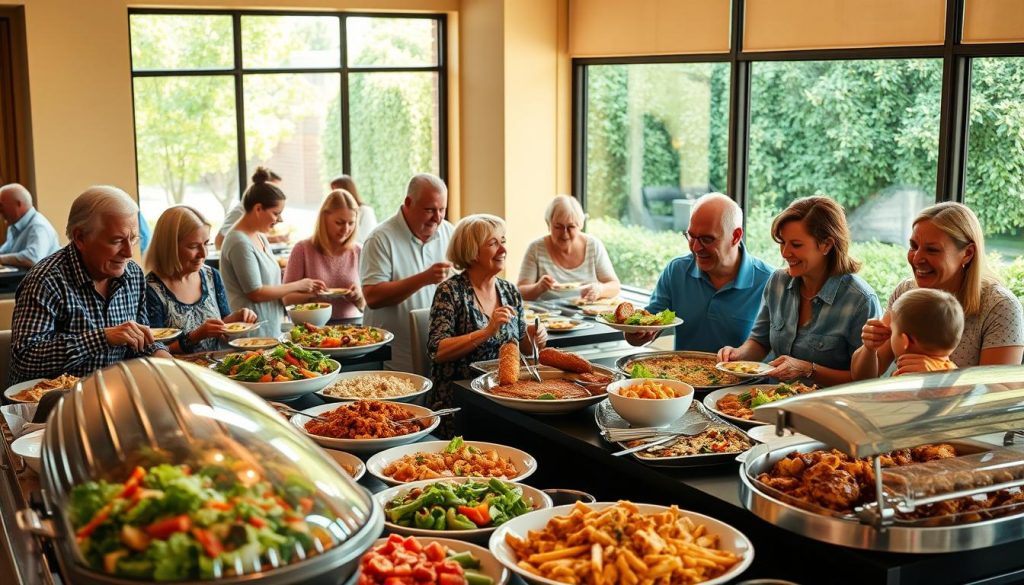 family-friendly buffet