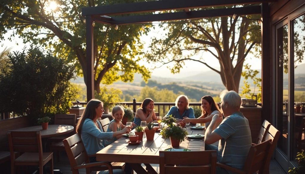 family-friendly outdoor dining