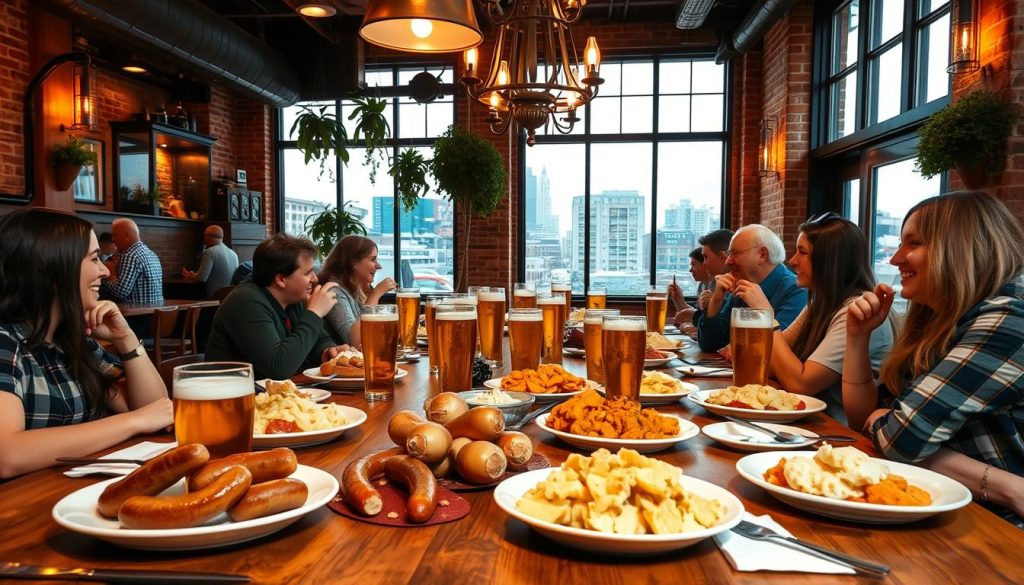 group dining German restaurant Nashville
