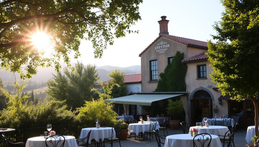 historic outdoor dining venues California