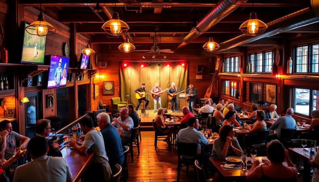live music dining in Nashville