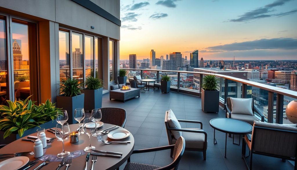 lou/na rooftop dining experience