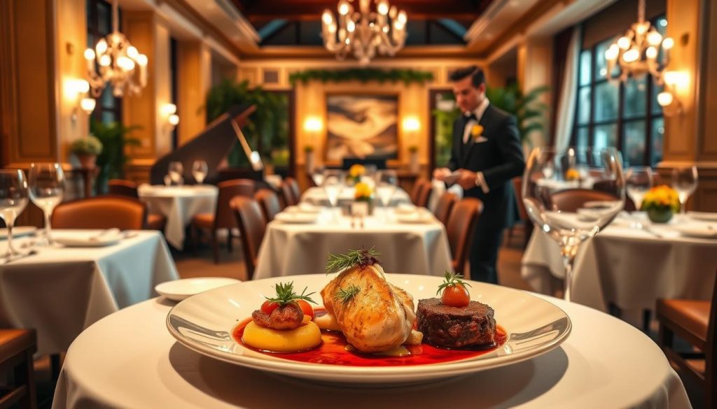 luxury dining experience California