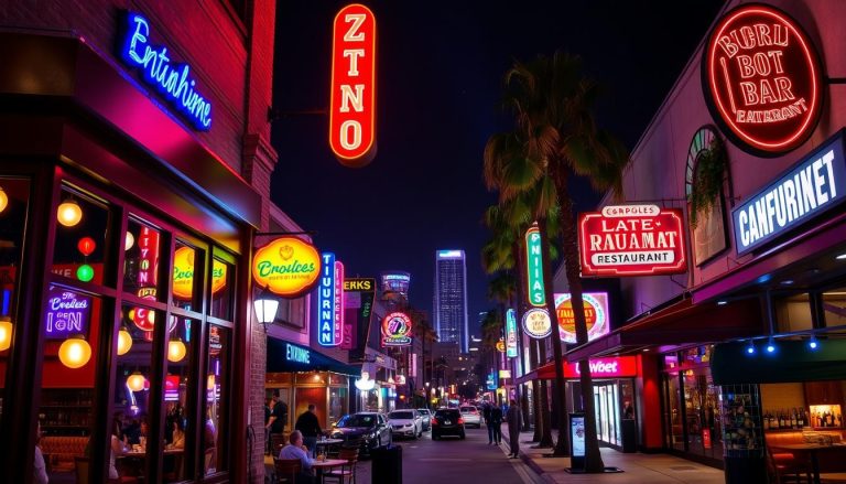 open late restaurant california
