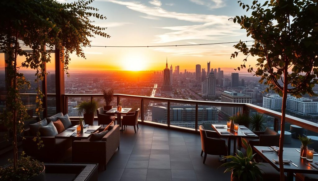 rooftop bars with a view in California