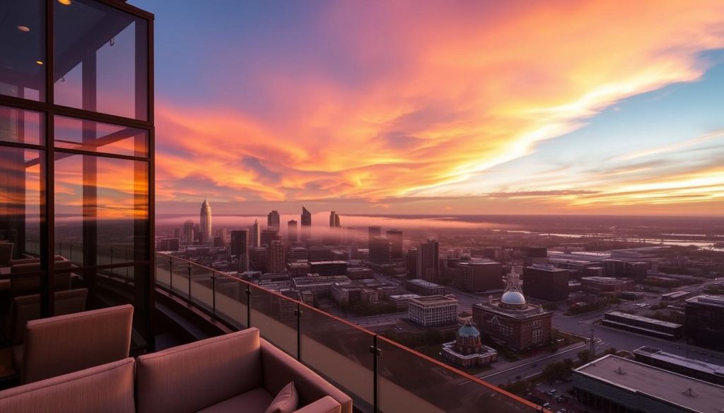 scenic rooftop view
