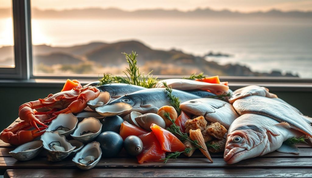 seasonal seafood California